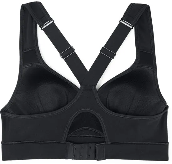 Under Armour - Maat 80C - Warp Knit High Impact Bra Dames Sport BH - Zwart