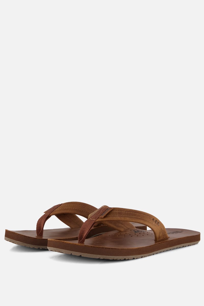 sandalen, laarzen, slippers, bruine, dubbele band