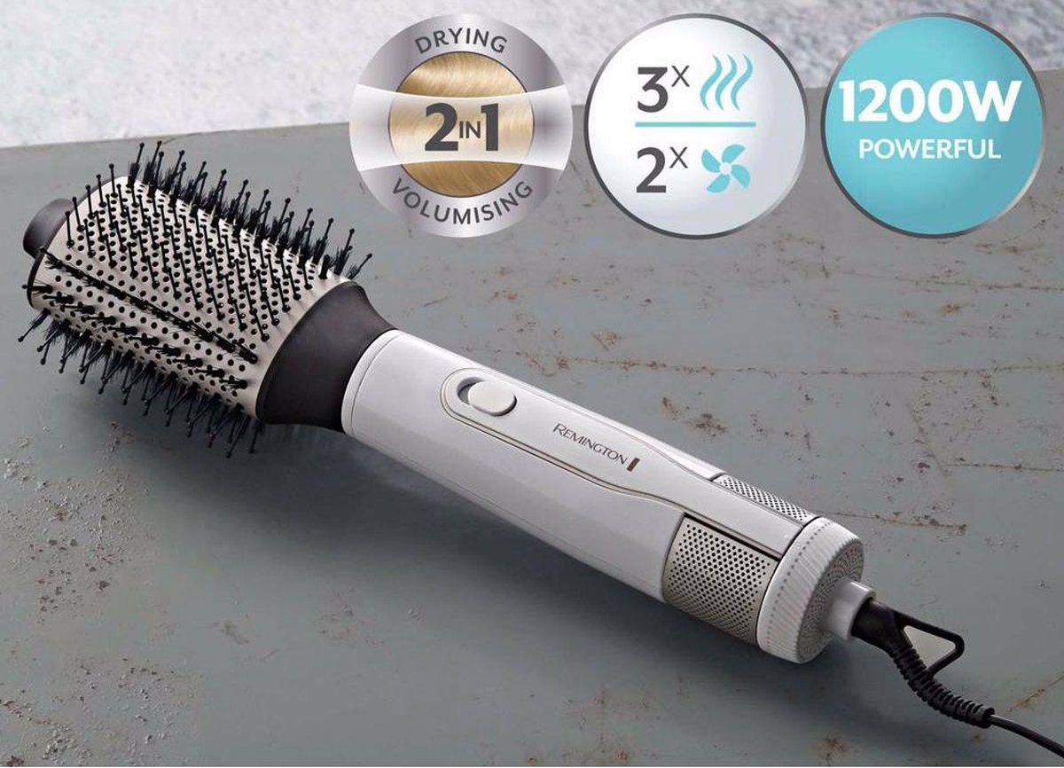 Remington Hydraluxe Volumising Ovale Föhnborstel AS8901 - Krulborstel - 1200 Watt