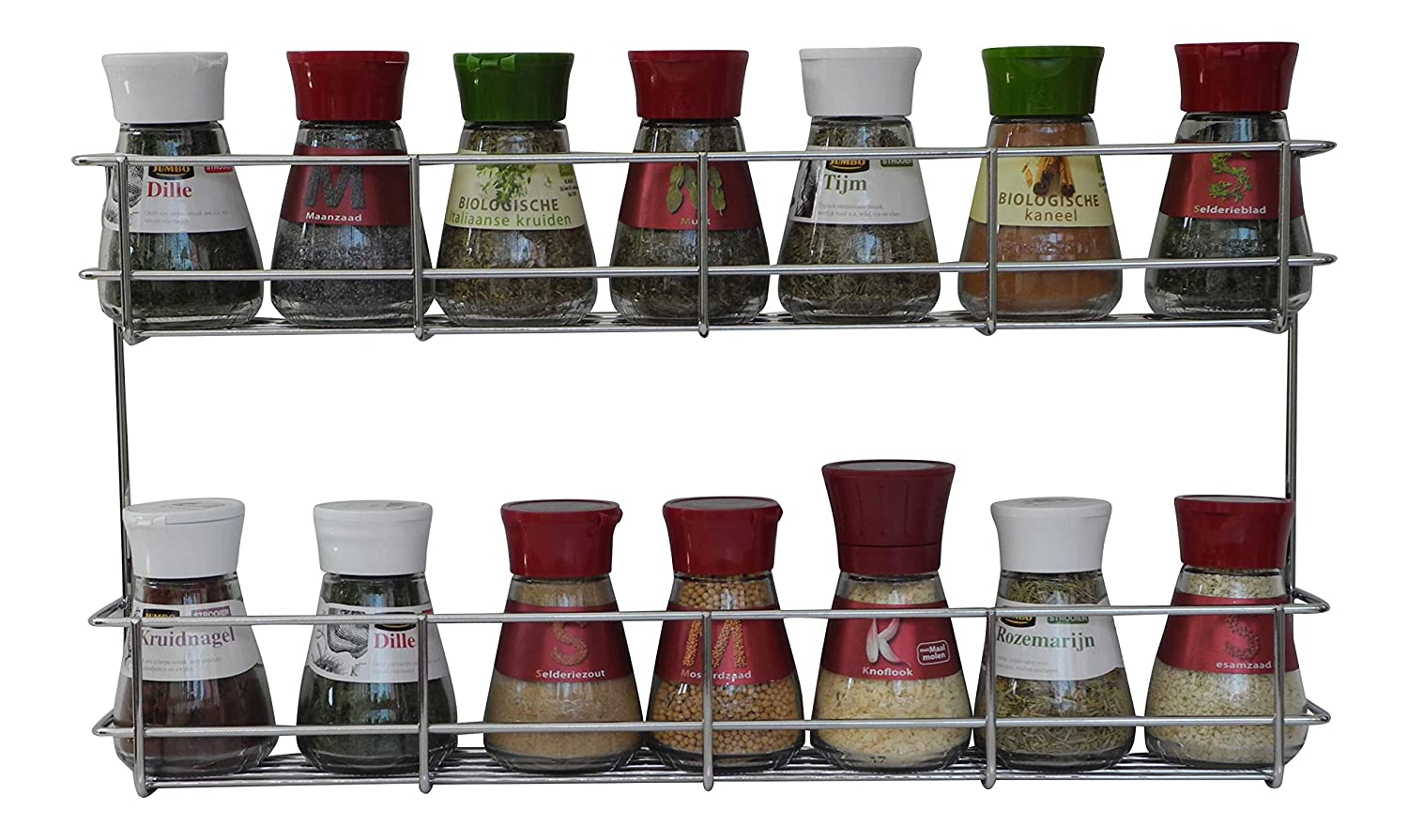 Kruidenrek voor kruidenpotjes KR 2000 - 2 laags kruidenrekje