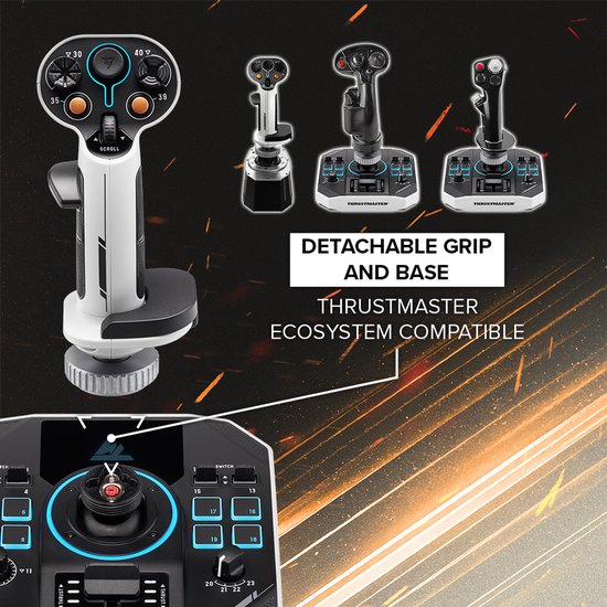 Thrustmaster SOL-R 2 Space Sim Duo - HOSAS Joystick Set voor PC - 88 Actieknoppen - 16 Assen - Voor Star Citizen & Elite Dangerous