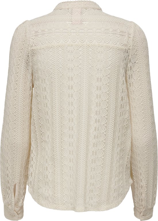 ONLY  - Maat XS - ONLDITTE LS LACE SHIRT WVN Dames Blouse