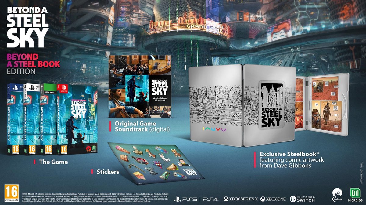 Beyond a Steel Sky - Beyond a Steelbook Edition - PS4