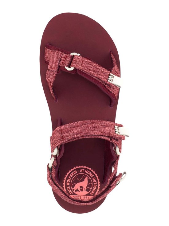 Jack Wolfskin Outfresh Deluxe Sandalen Heren - Carbernet / Champagne - Maat 37