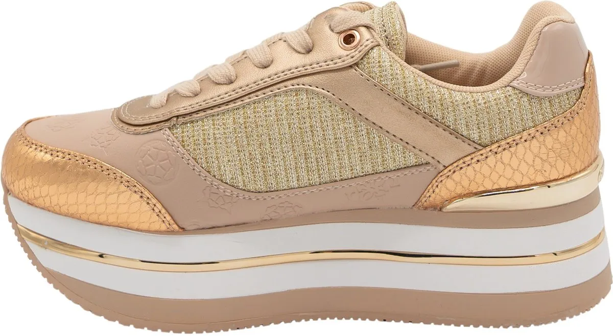 Guess Hansin active lady dames sneaker - 37 - Roze