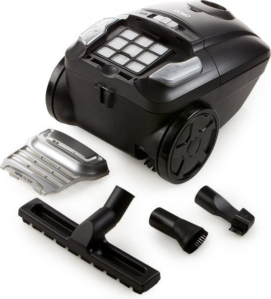 DOMO DO7285S Stofzuiger met zak - voor huisdieren - 3 L - 700 W - grijs