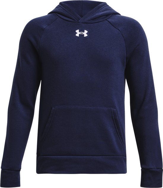 Under Armour Maat 128 UA Rival Fleece Hoodie Jongens Sporttrui - Navy