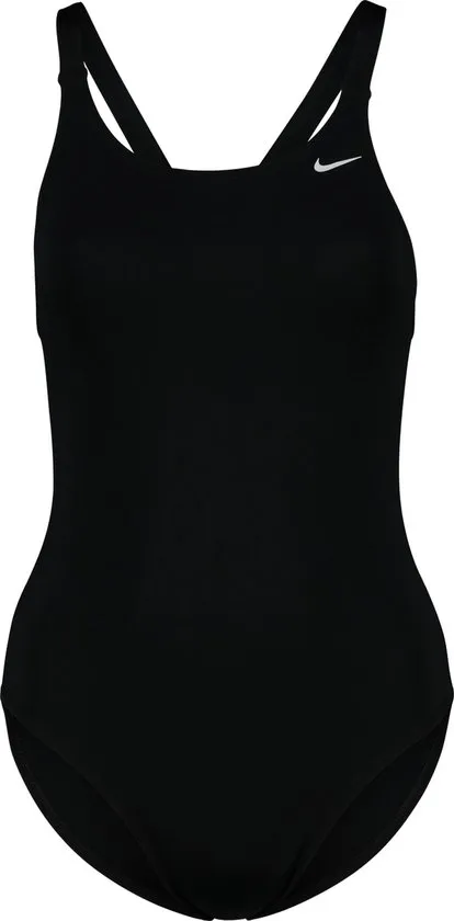 Nike Maat 40  Hydrastrong Solids Fastback One Piece Sportbadpak Dames - Zwart