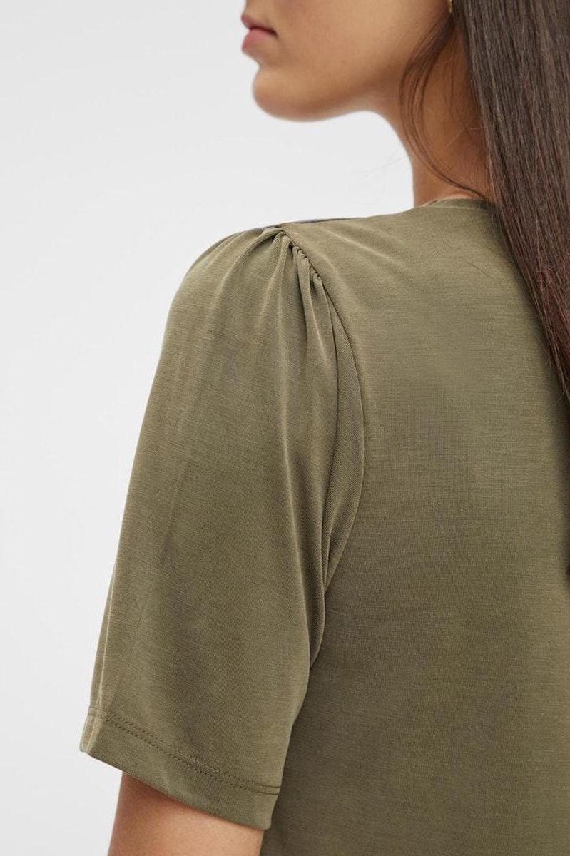 Pieces PCKAMALA SS PUFF SLEEVE DRESS NOOS BC Sea Turtle - Maat XS - Vrouwen