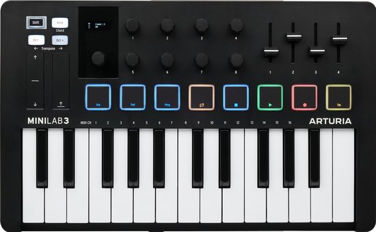 Arturia Minilab 3 NOIR - MIDI keyboard & pad controller