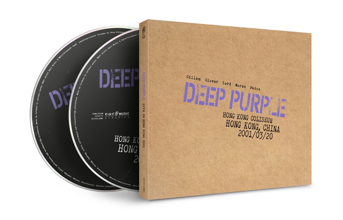 CD, Deep Purple, live album, Hong Kong, box set