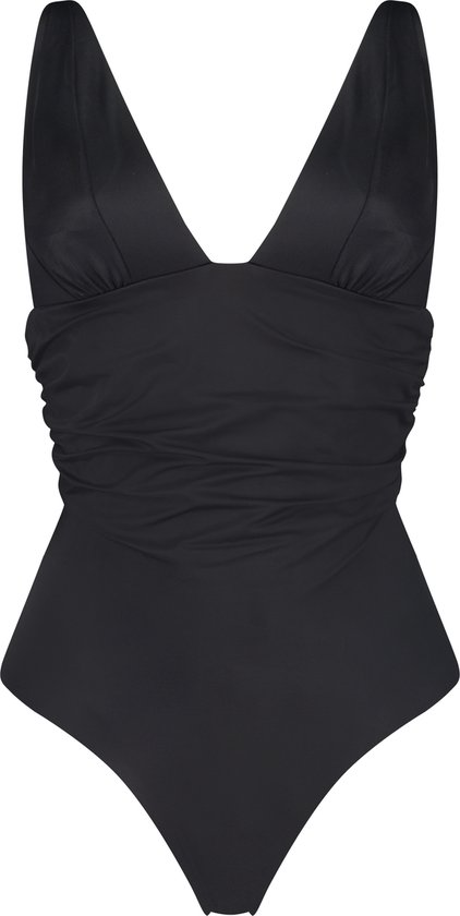 Hunkemöller - 36 - Dames Badmode Badpak Luxe - Zwart
