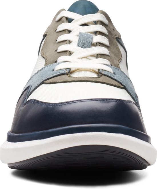 Clarks Un Globe Run - Maat 40 - Heren Sneakers - Navy Combi