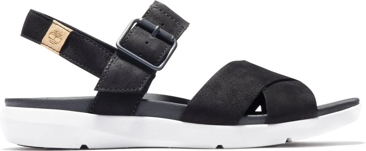 Timberland - Maat 40 Wilesport Leather Dames Sandalen - Jet Black