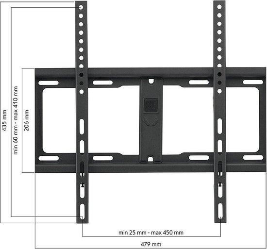 One For All WM4411 Vesa 400 muurbeugel - vast