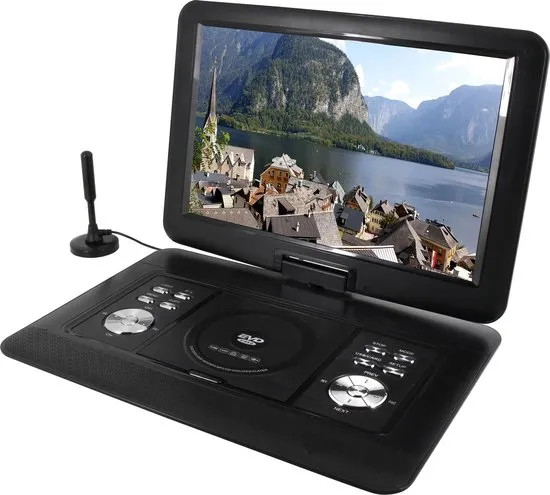 Soundmaster PDB1600SW - Portable DVD-speler met DVB-T2 HD-tuner en 15,4” TFT-LCD-scherm