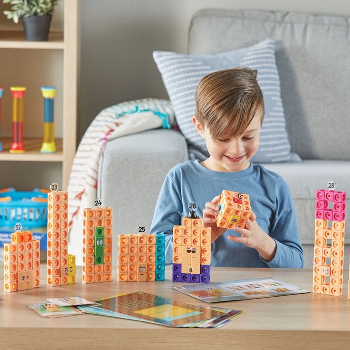 Learning Resources MathLink® Cubes Numberblocks 21-30 Activity Set - 3+