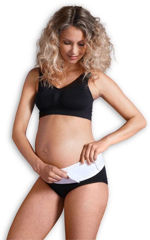 Carriwell - L/XL - Verstelbare Zwangerschapsbuikband - Wit