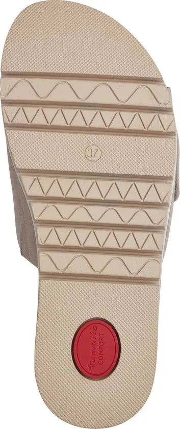 Tamaris COMFORT Essentials -maat 38- Dames Muiltjes - BEIGE