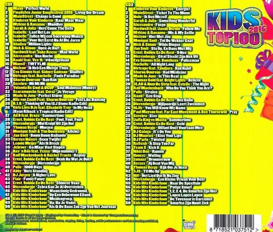 Kids Top 100 - 2016 (CD)