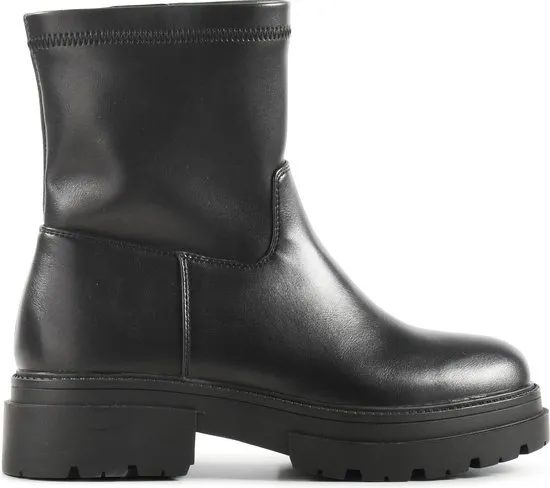 POSH by Poelman - maat 39- ELA Dames Enkel Laarzen - Zwart