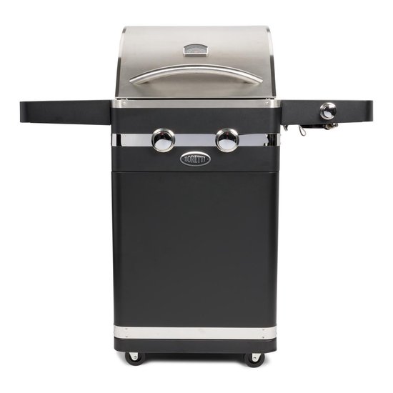 Boretti - Buitenkeuken - Bernini Nero - 2-branders - zwart - gas barbecue