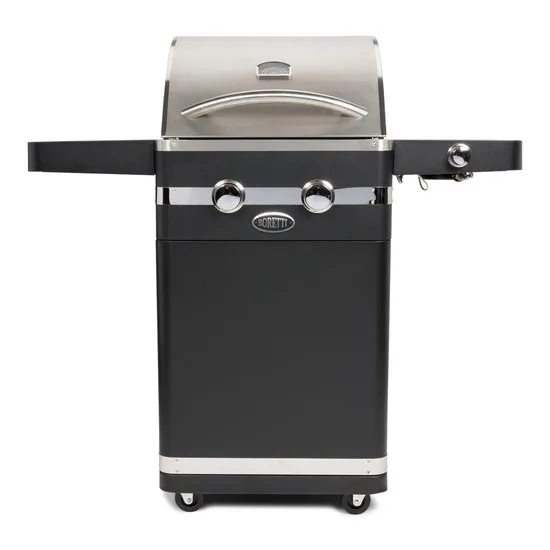Boretti - Buitenkeuken - Bernini Nero - 2-branders - zwart - gas barbecue