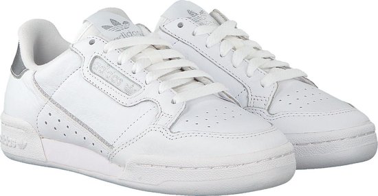 adidas Continental 80 W Dames Sneakers - 38 - Cloud White/Cloud White/Silver Met.