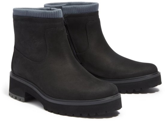 laarsjes, ankeren?, slip-on?, grijze boord, dikke zool