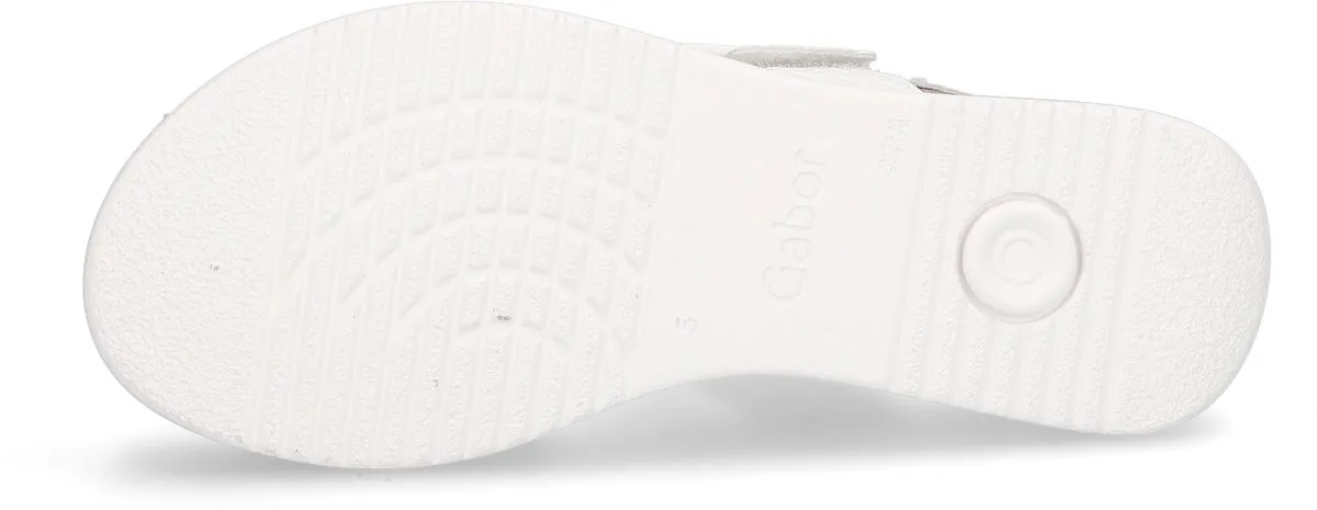 Gabor -  maat 38.5 -  Dames Sandalen - wit