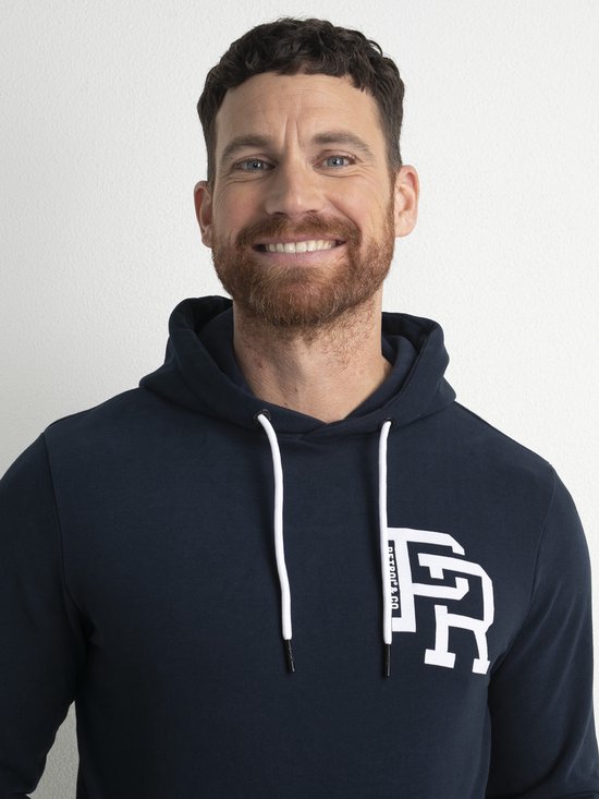 Petrol Industries - Heren Hoodie Met Rits - Blauw - Maat XXL