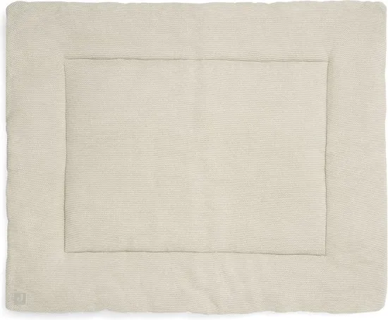Jollein - Boxkleed 75x95cm - Speelkleed Baby - Basic Knit - Nougat