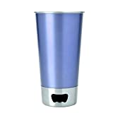 Asobu roestvrijstalen biermok met bieropener - 550 ml - Blauwkleurig