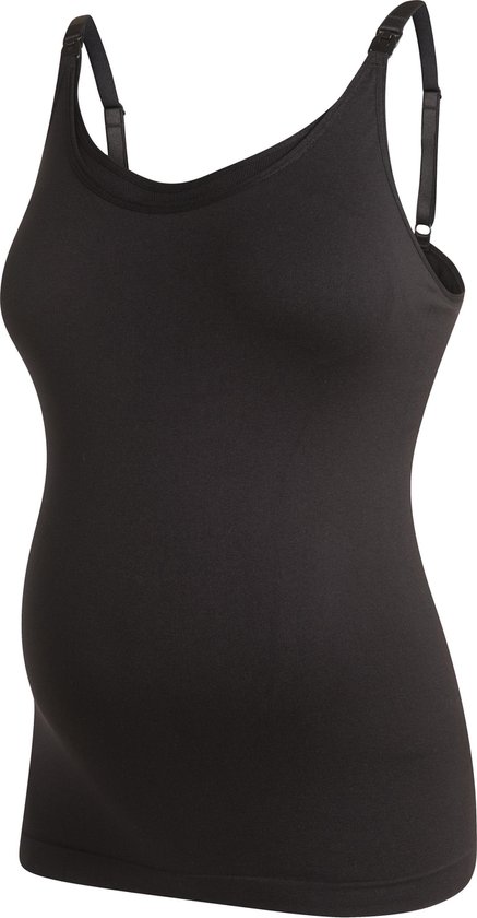Noppies - M/L - Naadloze Voedingstop Seamless Black