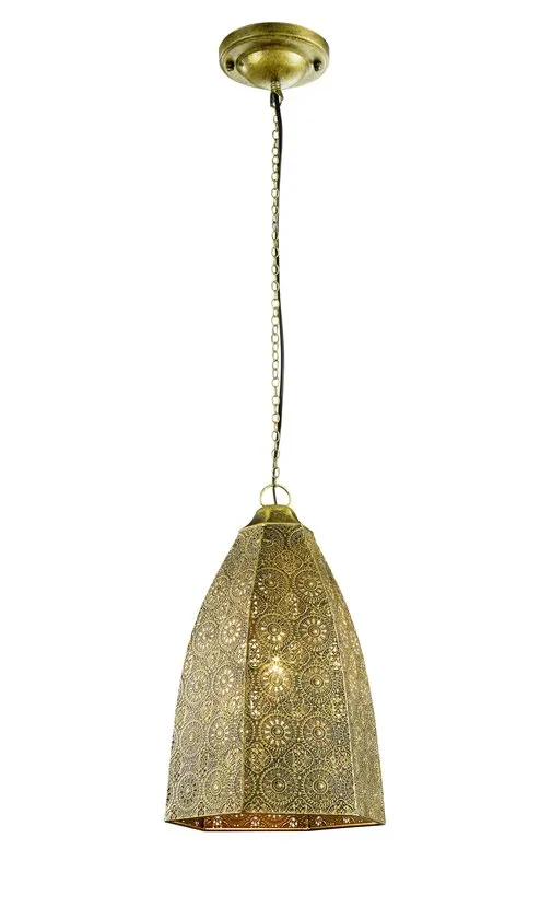 Trio IRENE - Hanglamp - E14 fitting, 40W max - Oud brons
