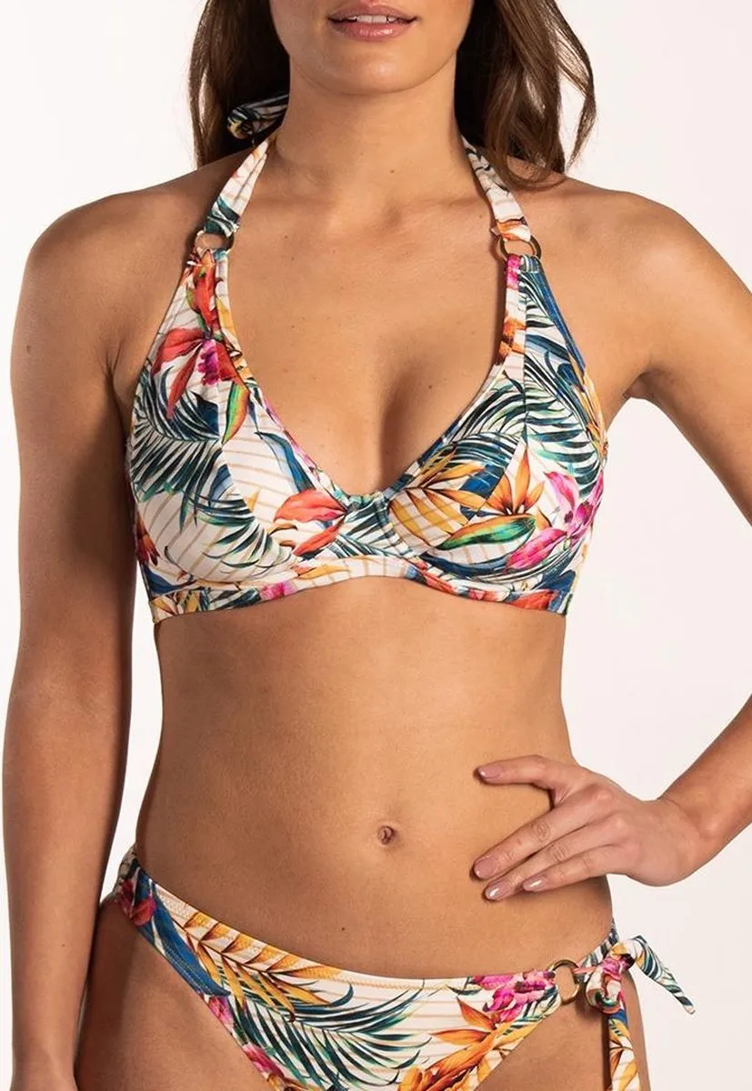 Cyell - Maat 38D - PARADISE MORNING Bikinitop Halter Niet Voorgevormd met Beugel Dames
