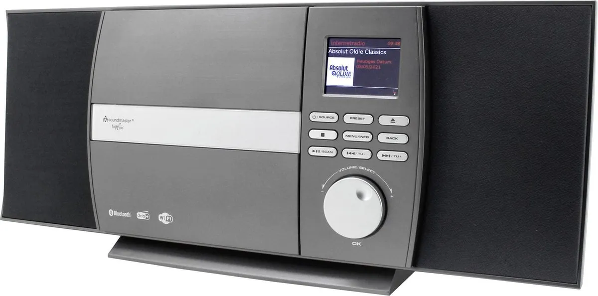 cd-speler, stereo, radio, Bluetooth, luidsprekers