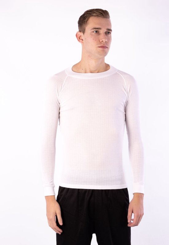 Avento - Maat XXL - Basic Thermoshirt - Mannen - Wit