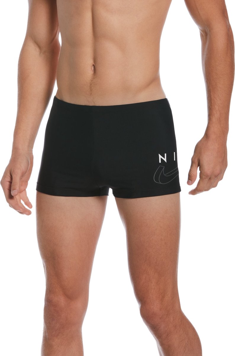 shorts, swimwear, boxer, black, logo