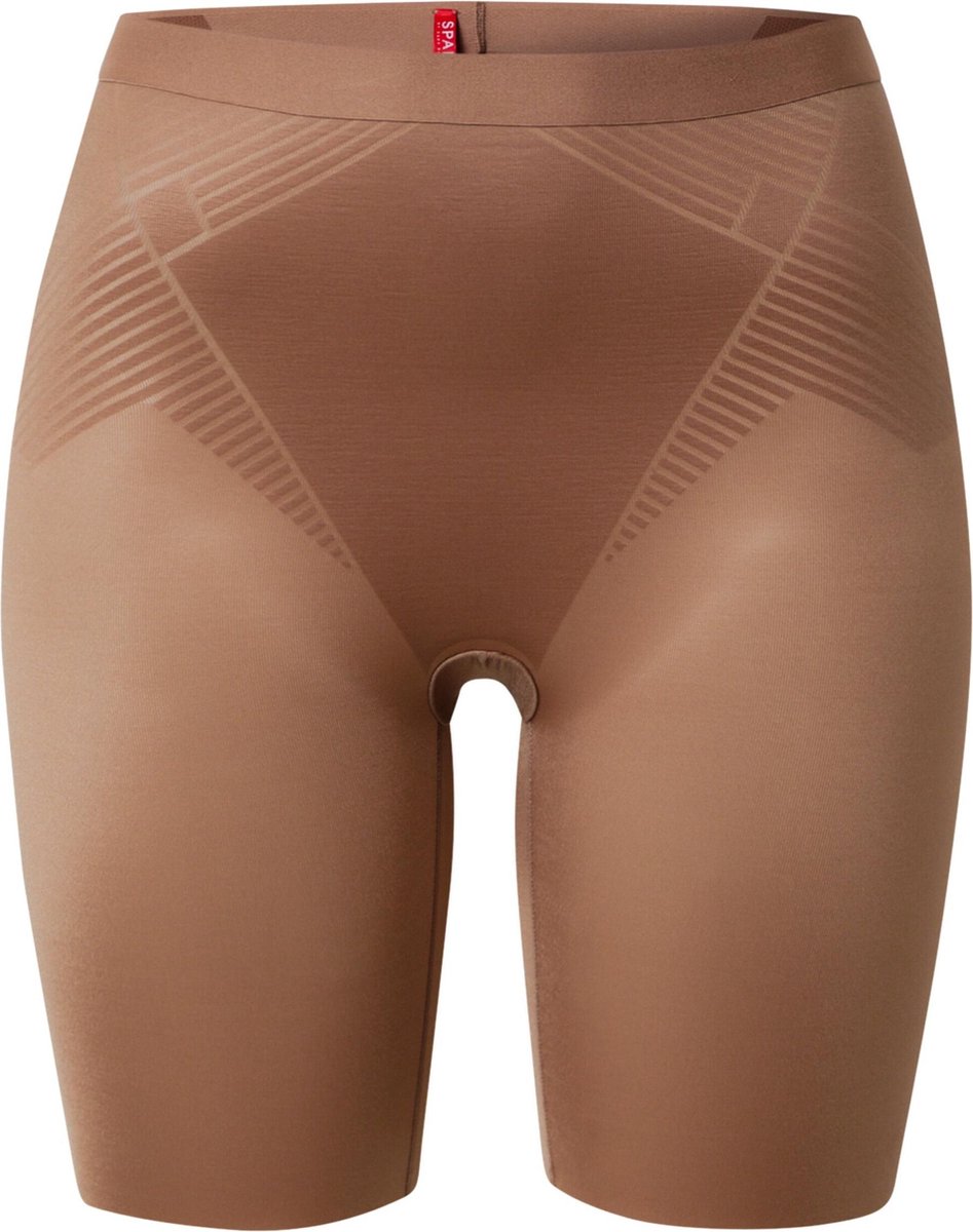 SPANXshape - Maat L - ™ Invisible Mid-Thigh Short | Kleur Cafe au Lait (Dark Nude)