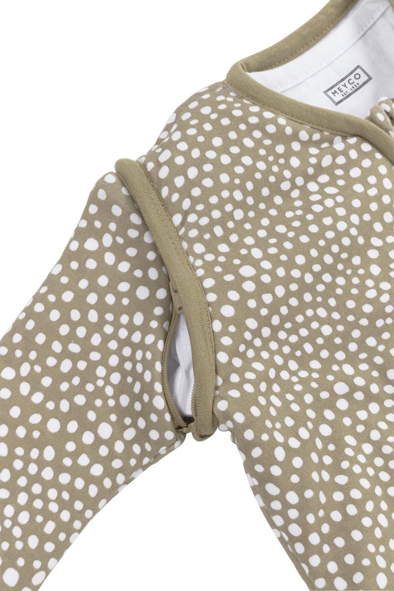 Meyco Baby Cheetah baby slaapzak 4 seizoenen - taupe