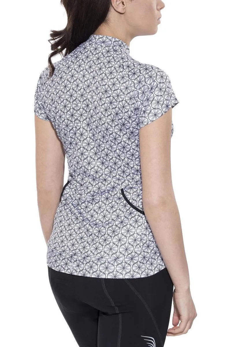 Craft Velo Graphic Jersey - Maat L - Fietsshirt korte mouwen wit/zwart