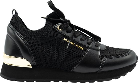 Michael Kors Billie -maat 37- Knit Dames Sneakers Laag - Zwart
