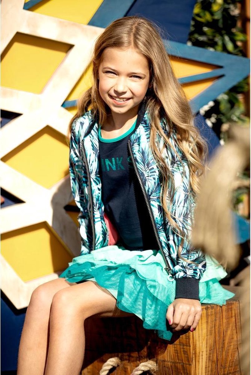B. Nosy Kids Meisjes Jas - Maat 92 - Polyester - Rits - Normaal - Vrouwen - Bomberjack - Steekzakken