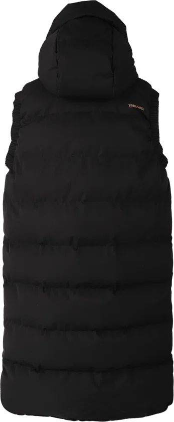 Brunotti Maat L Kalani Dames Lange Puffer Bodywarmer | Zwart