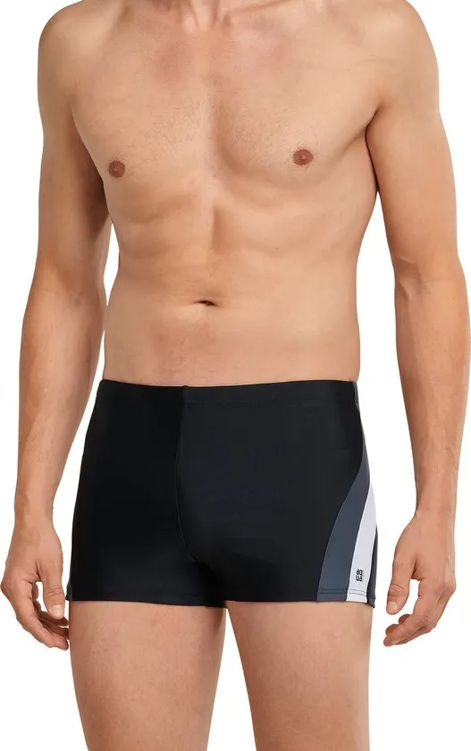 Schiesser Maat 3XL  Nautical Active Heren Zwembroek in gerecyclede tricot zijstrepen