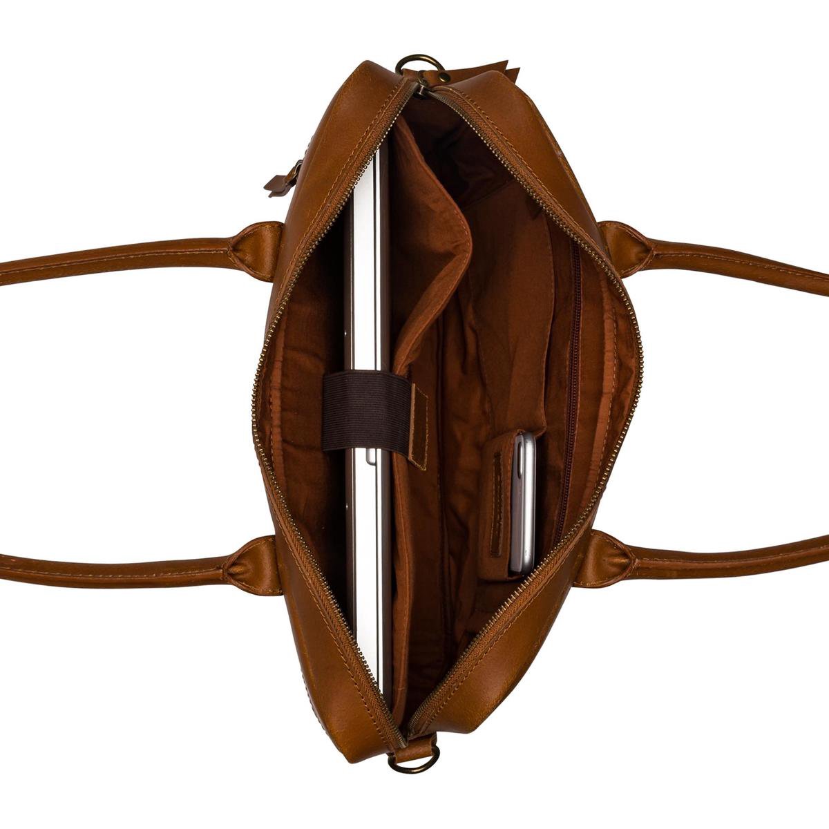 BURKELY Kiley Laptoptas - 13.3 inch - Cognac