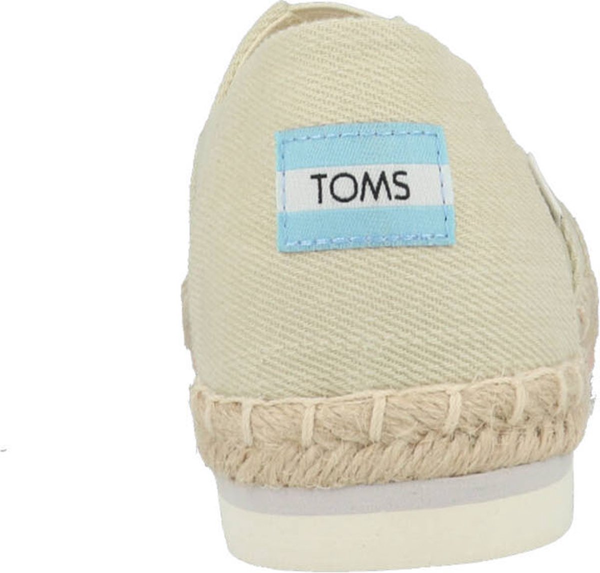 Toms - Maat 39 - Alpargata Platform Rope Espadrilles - Dames - Beige