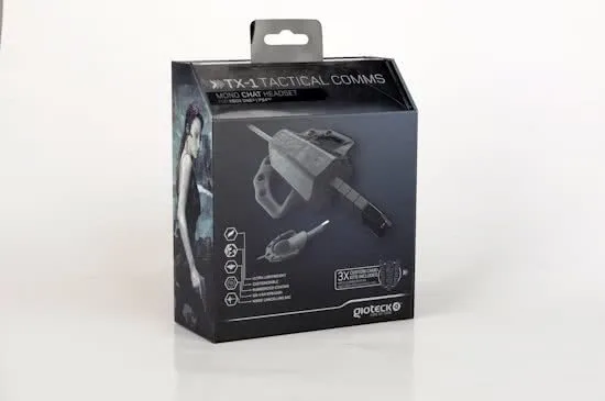 Gioteck TX-1 Tactical Comms - Mono Gaming Headset - PS4 / Xbox One