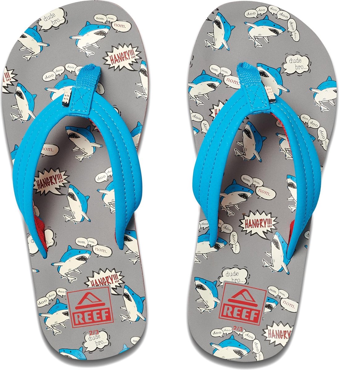 Reef Kids Ahi Meisjes Slippers - Maat 33.34 - Nom/Nom